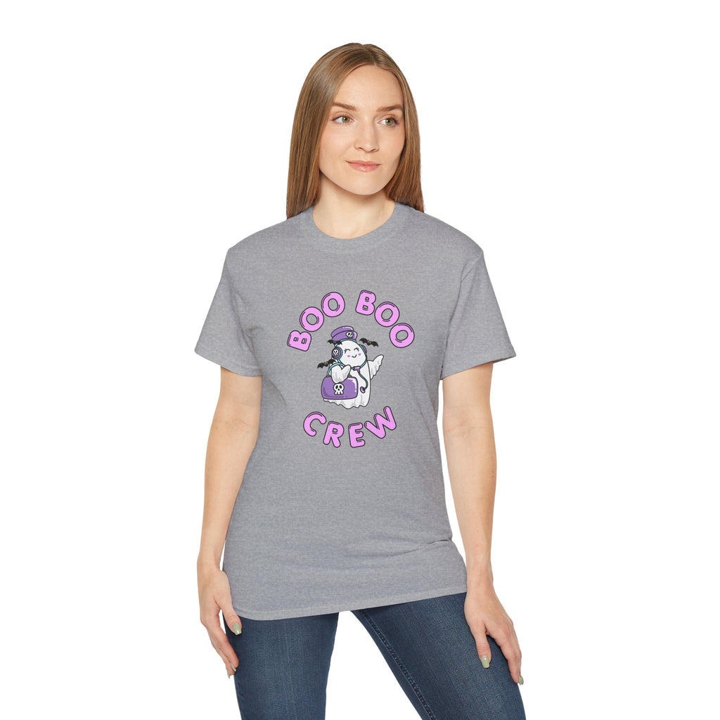 Boo Boo Crew Tee — Cute Travel Nurse RN PRN DR Triage Ghosts Nursing Pharmacy Halloween T‑Shirt