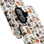 Cute Halloween Ducks phone case White| Tough Magnetic Case