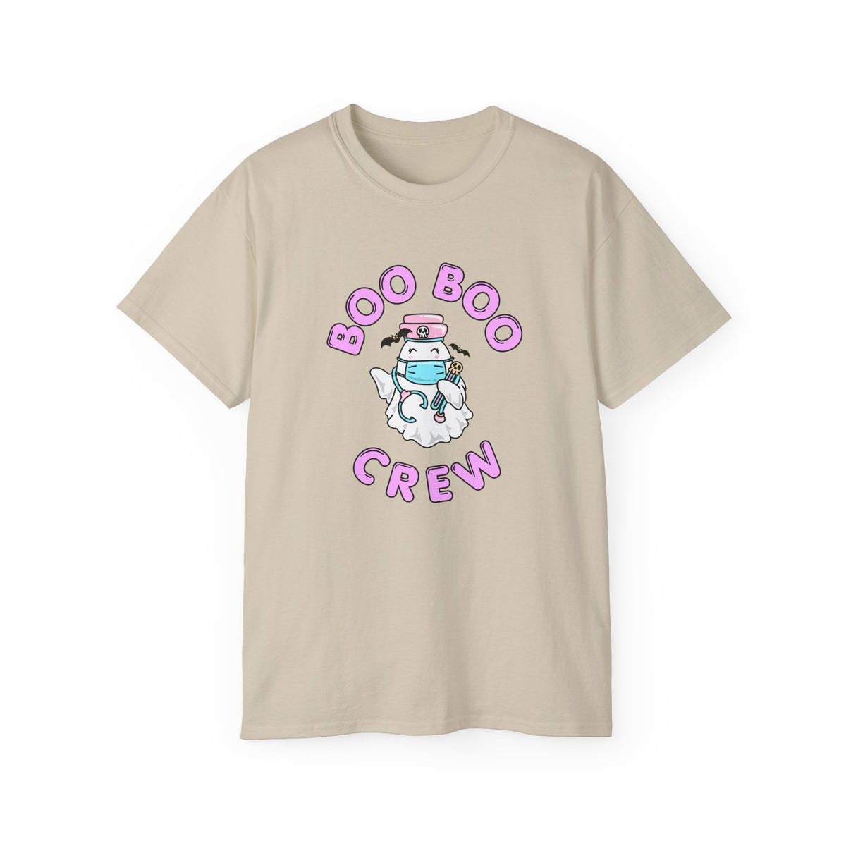Boo Boo Crew Tee — Cute Nurse RN PRN DR Ghost Nursing Pharmacy Phelbotomy Halloween T‑Shirt