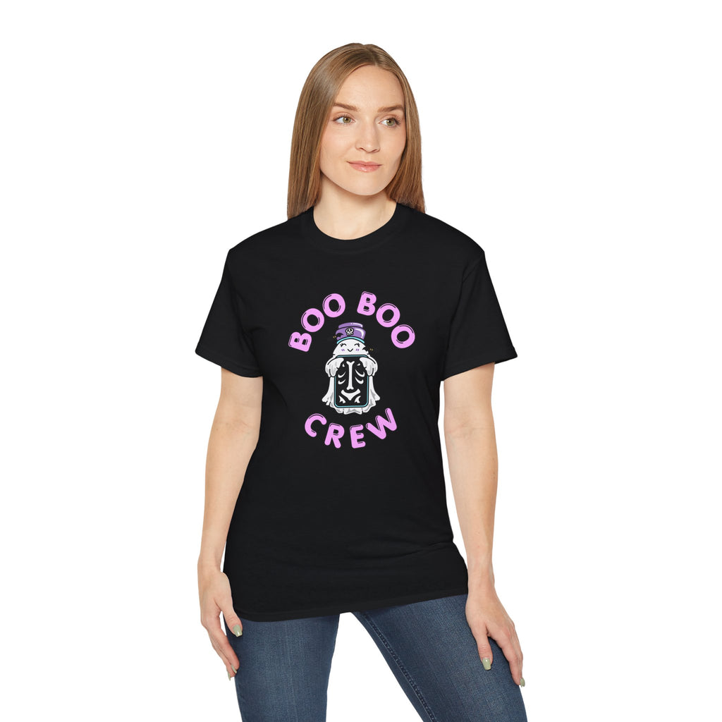 Boo Boo Crew Tee — Cute Radiology XRAY Nurse RN PRN DR Ghost Nursing Pharmacy Halloween T‑Shirt