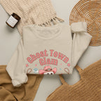 Crewneck Sweatshirt — “Ghost Town Glam” Cute Western Cowboy Cowgirl Ghost Halloween Pullover