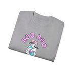 Boo Boo Crew Tee — Cute Phlebotomist Nurse RN PRN DR Ghost Nursing Pharmacy Tech Halloween T‑Shirt