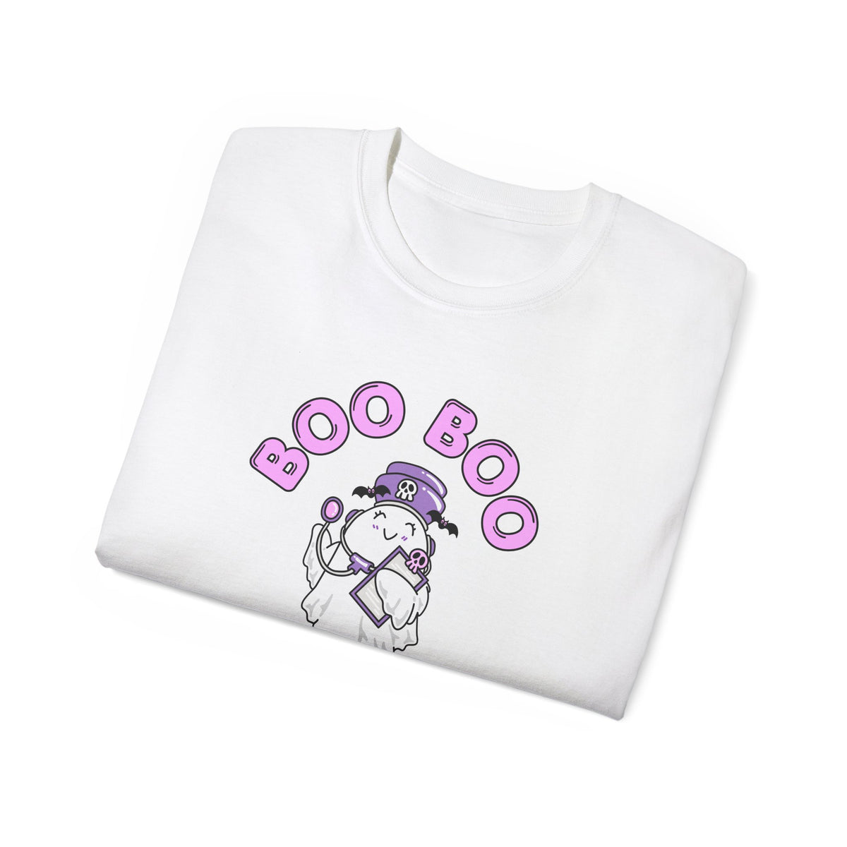 Boo Boo Crew Tee — Cute Nurse Ghosts Nursing Triage Halloween T‑Shirt