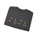 Papa Pumpkin Skull Halloween Sweatshirt | Dad Father Grandpa Grandfather Autumn Crew Halloween Sweater