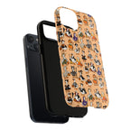 Cute Halloween Ducks phone case Orange | Tough Magnetic Case