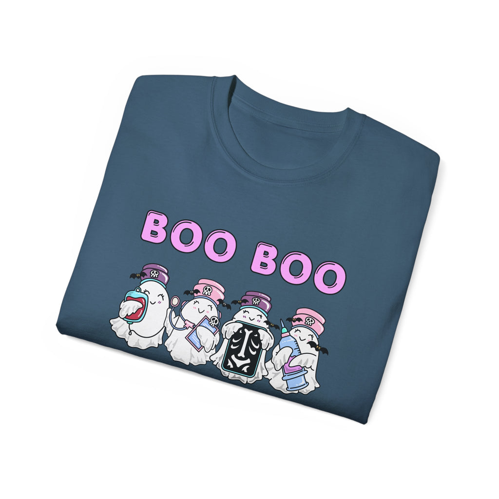 Boo Boo Crew Tee — Cute Nurse Ghosts Nursing Halloween T‑Shirt