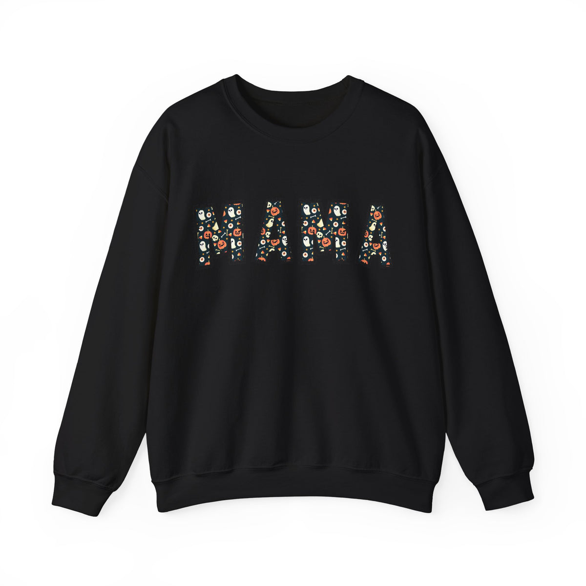 Halloween MAMA sweatshirt | Pumpkin ghost skull lettering crewneck