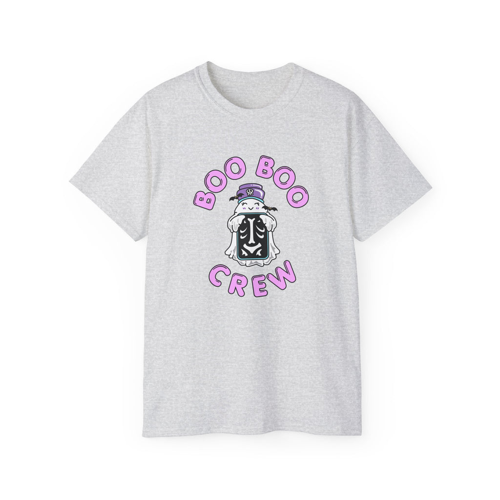 Boo Boo Crew Tee — Cute Radiology XRAY Nurse RN PRN DR Ghost Nursing Pharmacy Halloween T‑Shirt