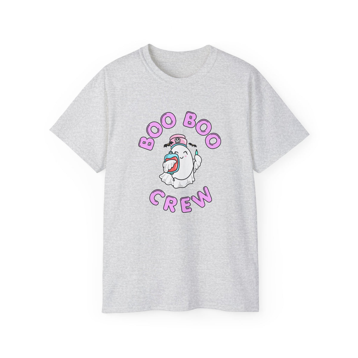 Boo Boo Crew Tee — Cute Phlebotomist Nurse RN PRN DR Ghost Nursing Pharmacy Halloween T‑Shirt
