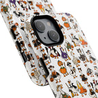 Cute Halloween Ducks phone case White| Tough Magnetic Case