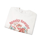 Crewneck Sweatshirt — “Spooky Cowgirl” Cute Western Cowboy Cowgirl Ghost Halloween Pullover