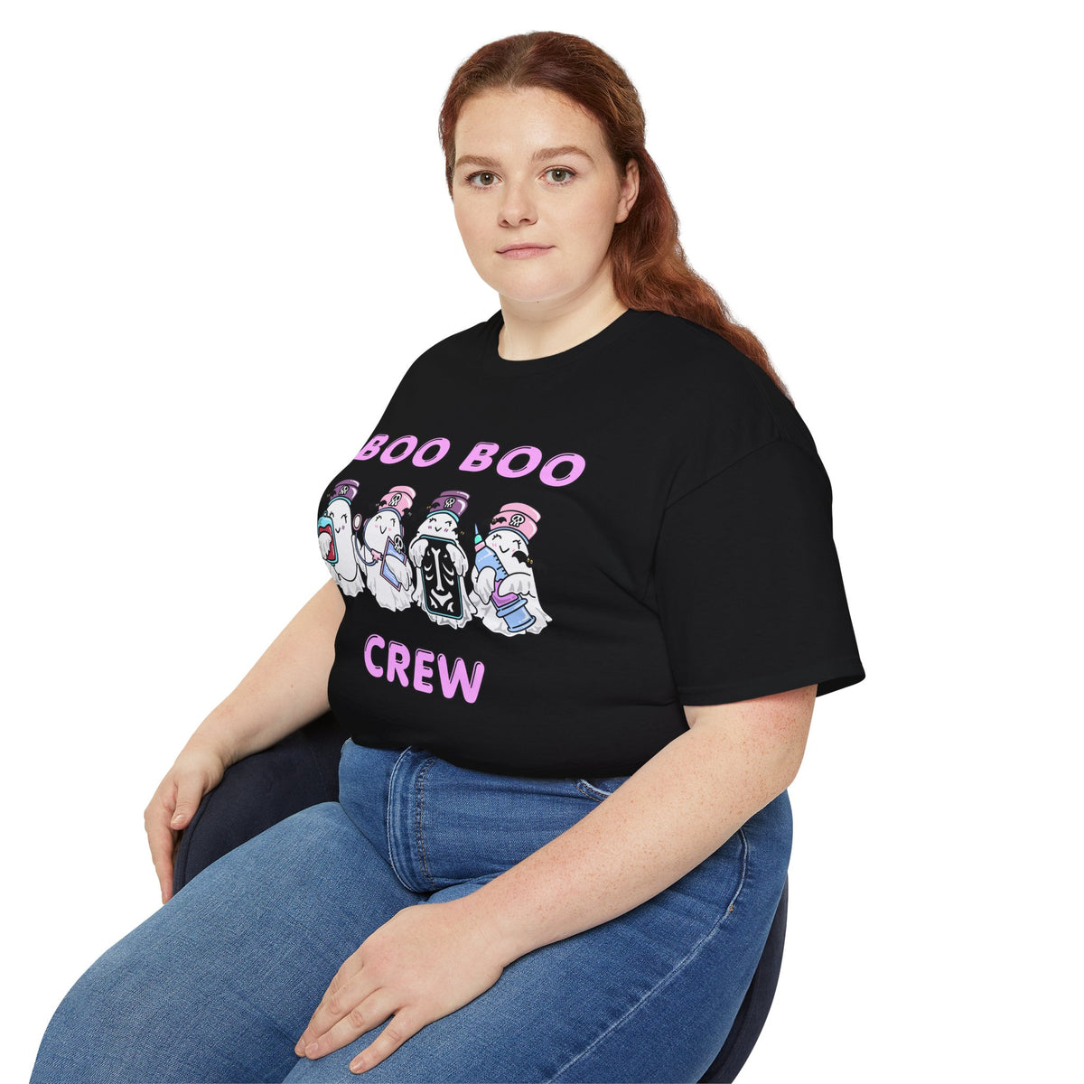 Boo Boo Crew Tee — Cute Nurse Ghosts Nursing Halloween T‑Shirt