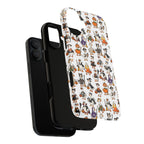 Cute Halloween Ducks phone case White| Tough Magnetic Case