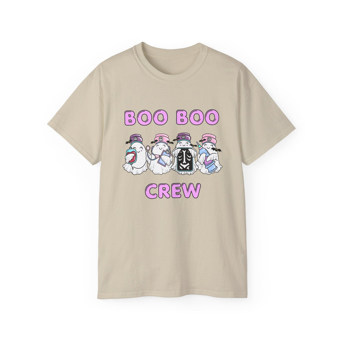 Boo Boo Crew Tee — Cute Nurse Ghosts Nursing Halloween T‑Shirt