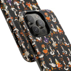 Cute Halloween Ducks phone case Black | Tough Magnetic Case