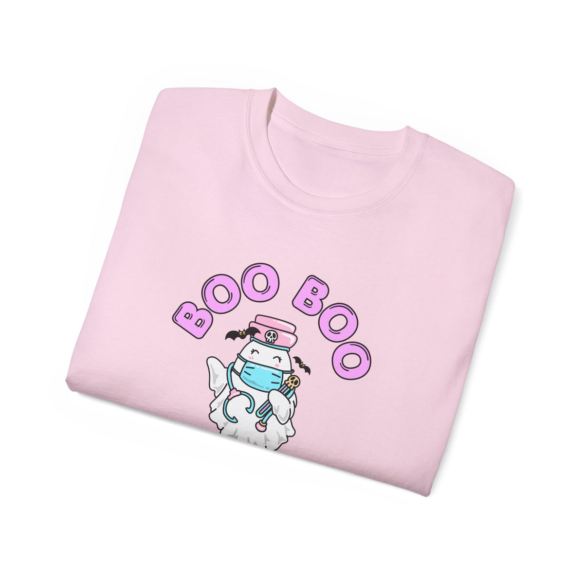 Boo Boo Crew Tee — Cute Nurse RN PRN DR Ghost Nursing Pharmacy Phelbotomy Halloween T‑Shirt